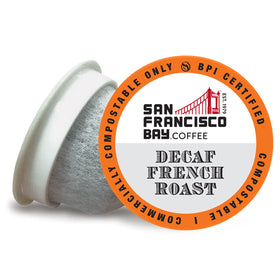 San Francisco Bay decafrench-roast pods offer bold flavor without caffeine for evenings.