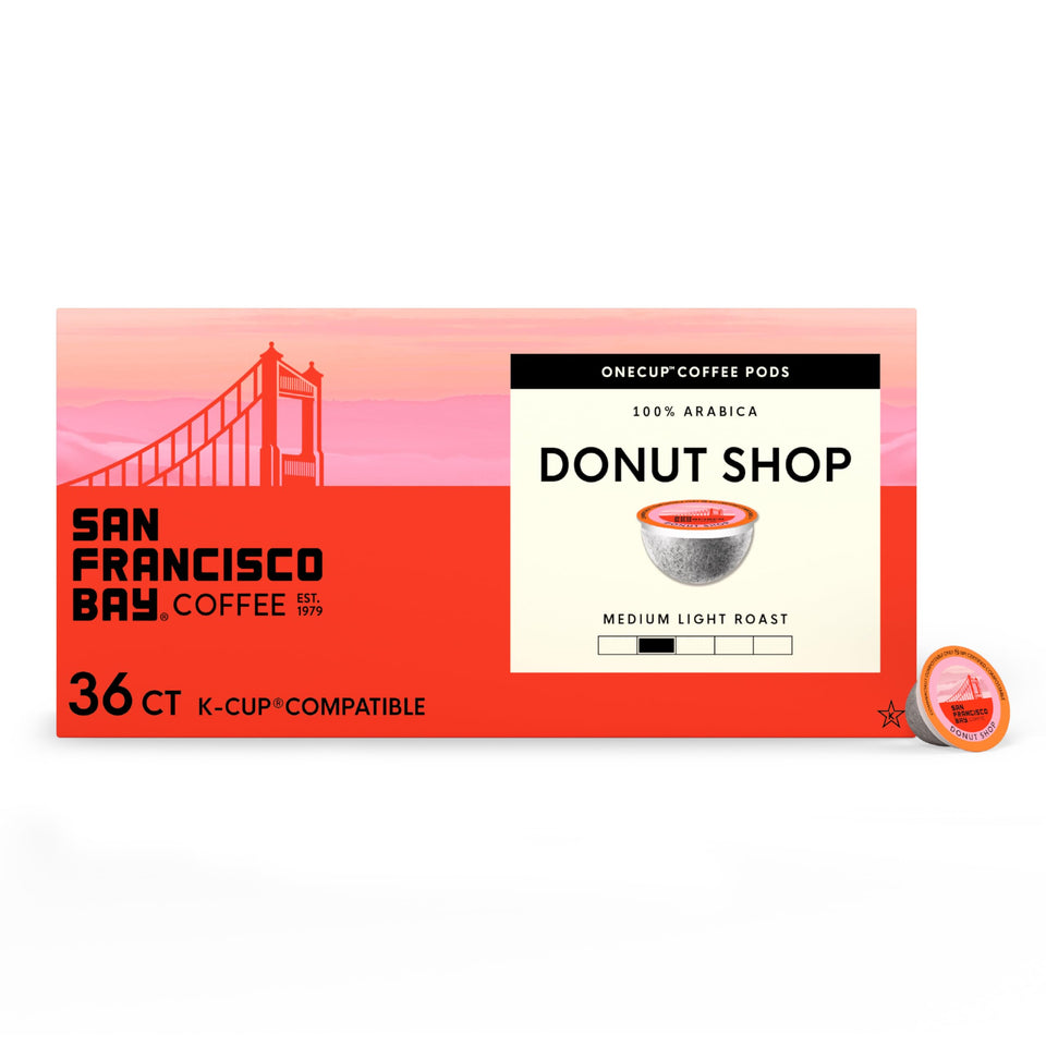 San Francisco Bay Donut Shop pod in cup for quick breakfast brew