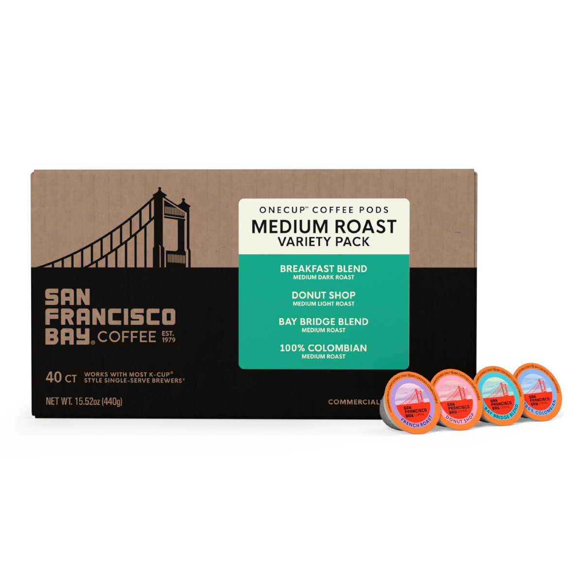SAN FRANCISCO BAY donut shop pod with rich aroma for a comforting break