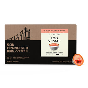 San Francisco Bay Fog Chaser mug steam suggests an inviting morning ritual.