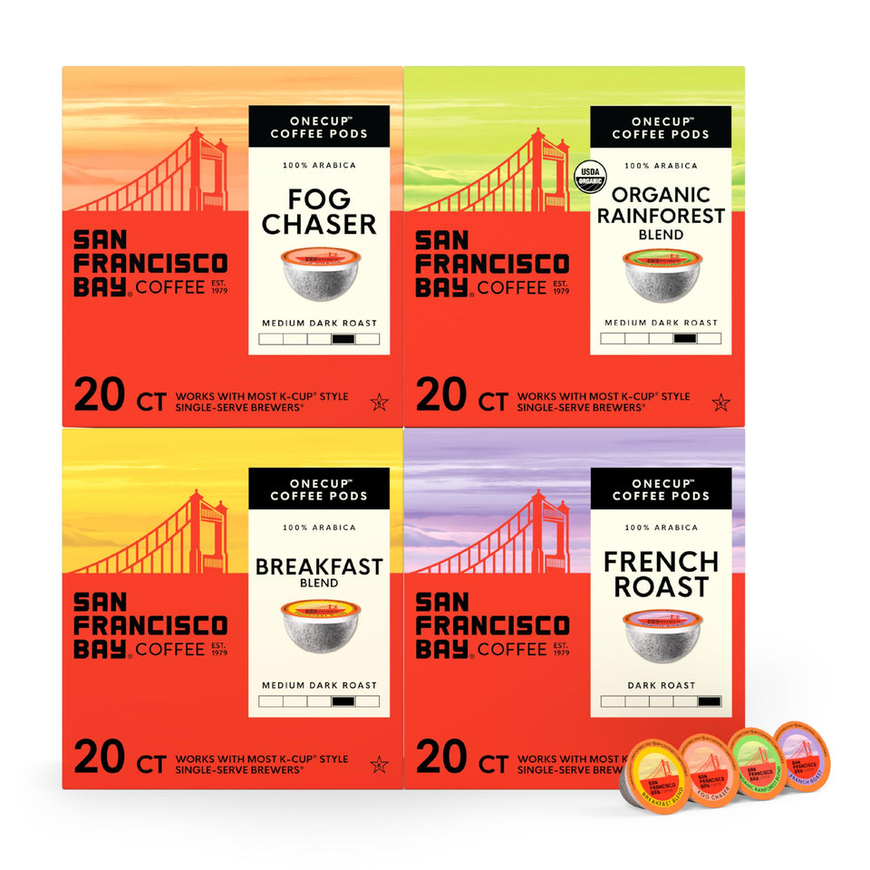 San Francisco Bay French Roast pod with bold aroma for mornings