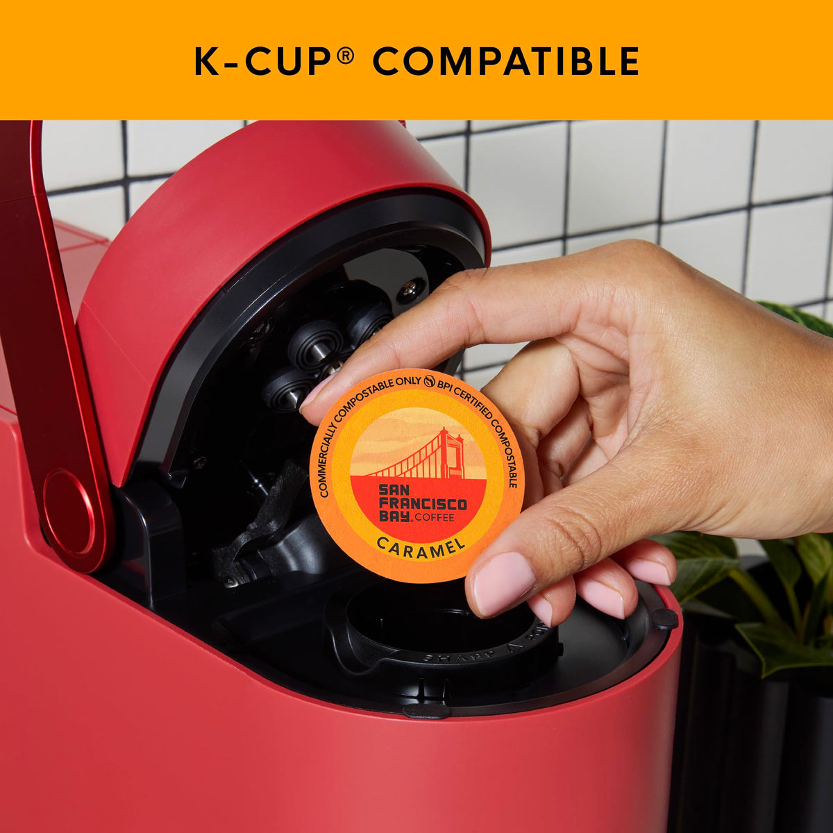 Plant-based packaging for SAN FRANCISCO BAY OneCup pods