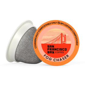 Plant-based packaging supports sustainability for San Francisco Bay Coffee.