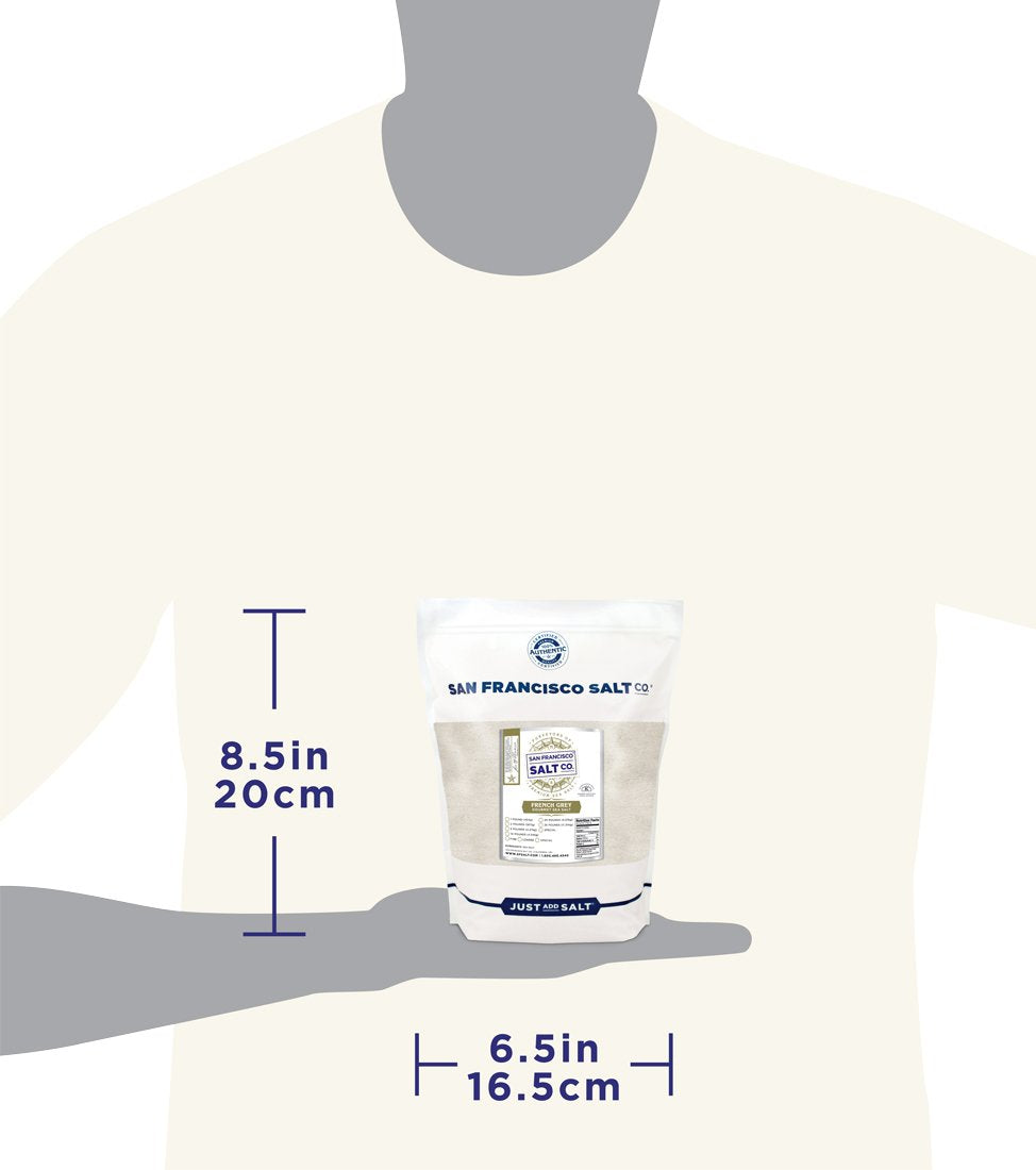 San Francisco Salt Co. French Grey Salt may arrive damp; great for cooking
