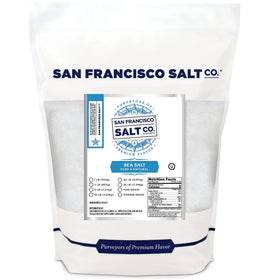 San Francisco Salt Co gourmet sea salt bulk bag front showing premium packaging for home cooking