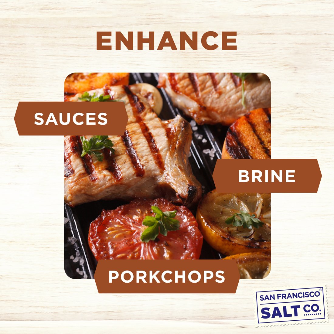 San Francisco Salt Alderwood smoked salt on fish adds aroma and depth.