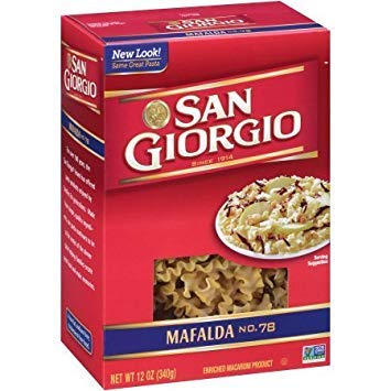 San Giorgio Mafalda Pasta 12oz pack of 3: a versatile staple for quick, family-friendly meals