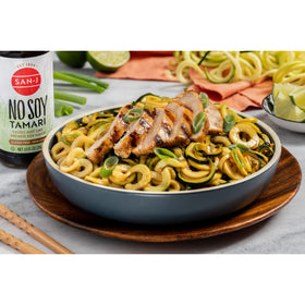 Gluten-free, vegan San-J Tamari certified and Non-GMO.