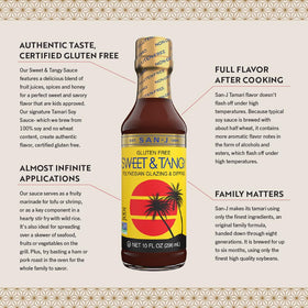 San-J Mongolian bottle closeup reveals rich glaze for savory dinners