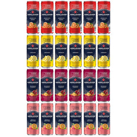 San Pellegrino Blood Orange cans offering vibrant refreshment for gatherings