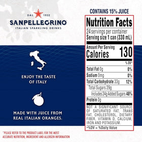 San Pellegrino Grapefruit sparkling can, crisp finish perfect for brunch spreads