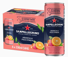 San Pellegrino Lemon cans provide bright, crisp flavor for meals or parties