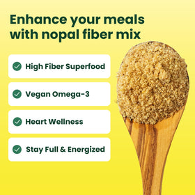 Sanar Naturals Nopal Flax Seed in baking recipe for added fiber