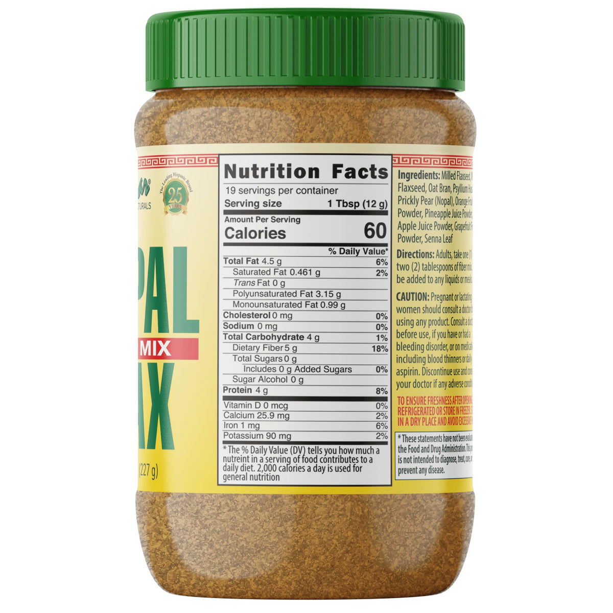 Sanar Naturals Nopal Flax Seed in smoothie for easy mix
