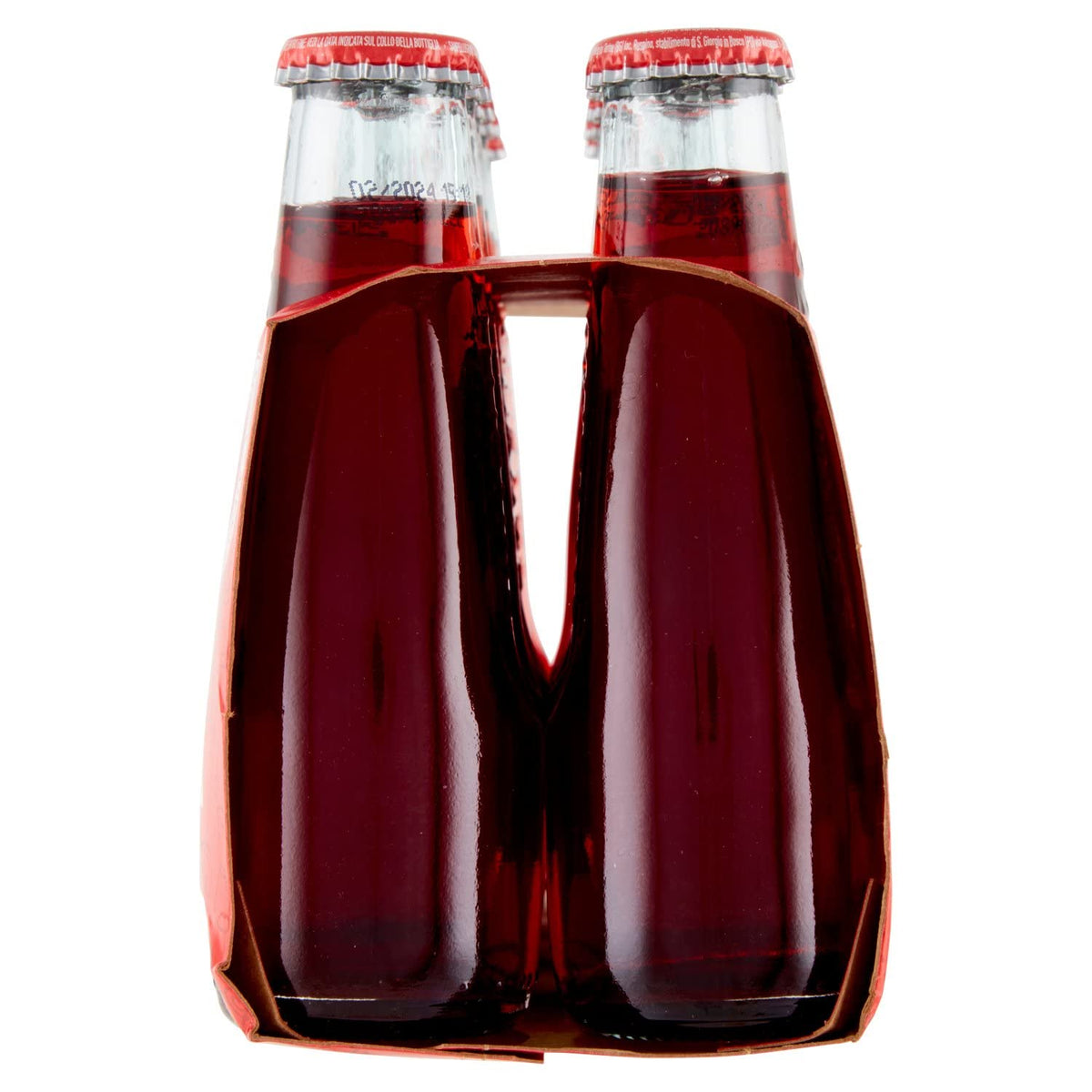 Sanbitter bottle side view, elegant packaging ideal for social entertaining.