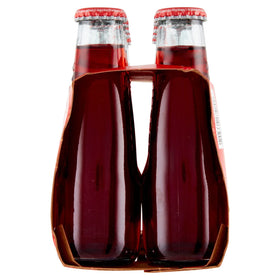 Sanbitter glass with ice, refreshing non-alcoholic option for any occasion.