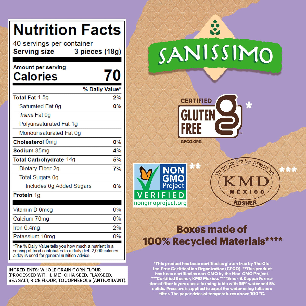 Sanissimo Salmas crackers ideal for dipping into hummus or spreads
