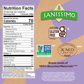 Sanissimo Salmas crackers ideal for dipping into hummus or spreads