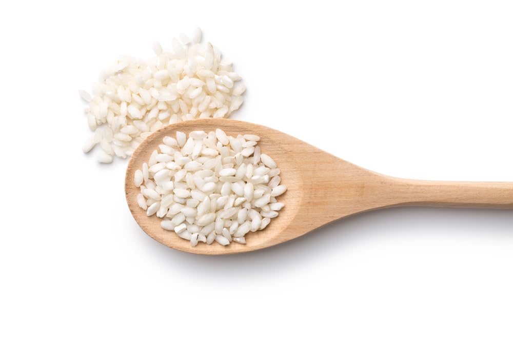 Sanniti Italian origin Arborio Rice illustrating authentic Italian rice.