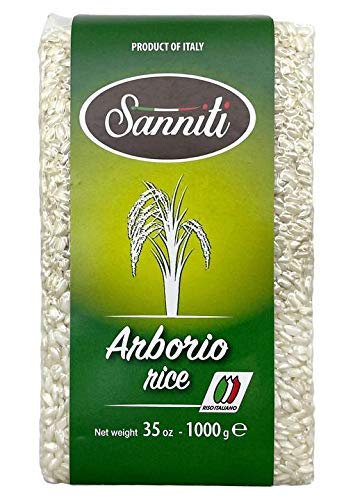 Sanniti Arborio Rice for Milanese risotto with butter and saffron notes.