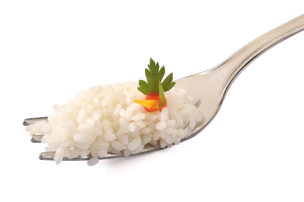 Sanniti Arborio Rice with truffle oil finish suggestion.