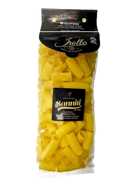 Sanniti rigatoni gluten-free dry pasta ready for hearty sauces.