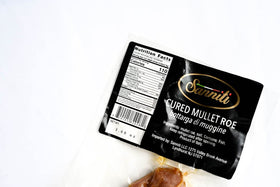 Sanniti bottarga grated over pasta provides rich umami and depth