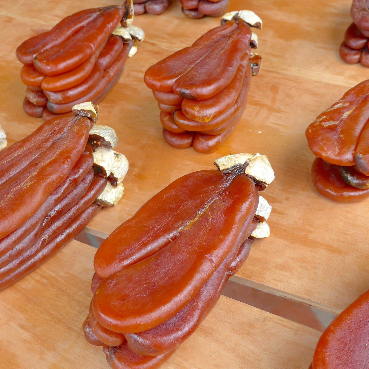 Sanniti bottarga with lemon zest crostini for briny brightness