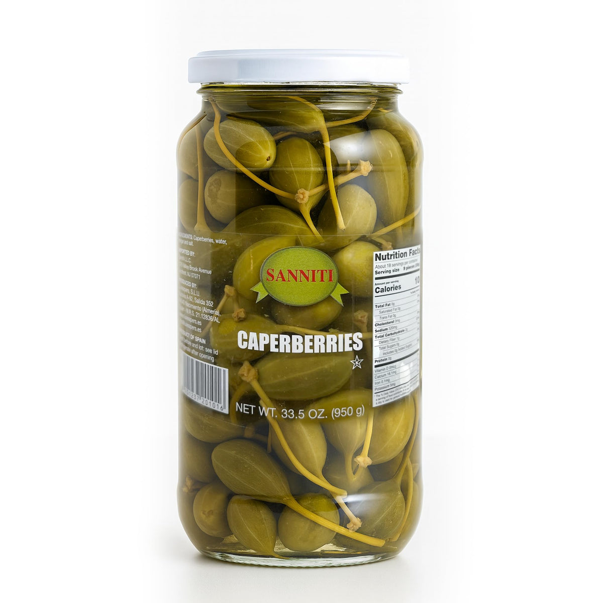 Sanniti caperberries jar highlight tangy, savory flavor for appetizers
