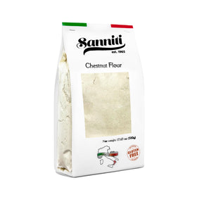Sanniti chestnut flour bag for gluten-free baking and breads.