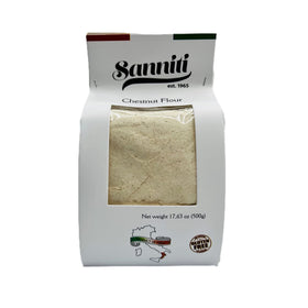 Sanniti chestnut flour oven dish adds aroma to sweet and savory recipes.