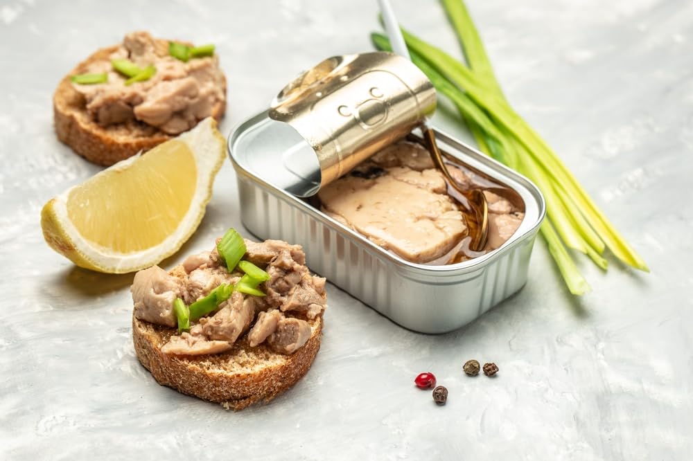 Sanniti Cod Liver nutrition highlight, showcasing natural vitamin A, D and omega-3 content.