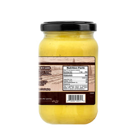 Sanniti Dijon Mustard label detail shows origin in France