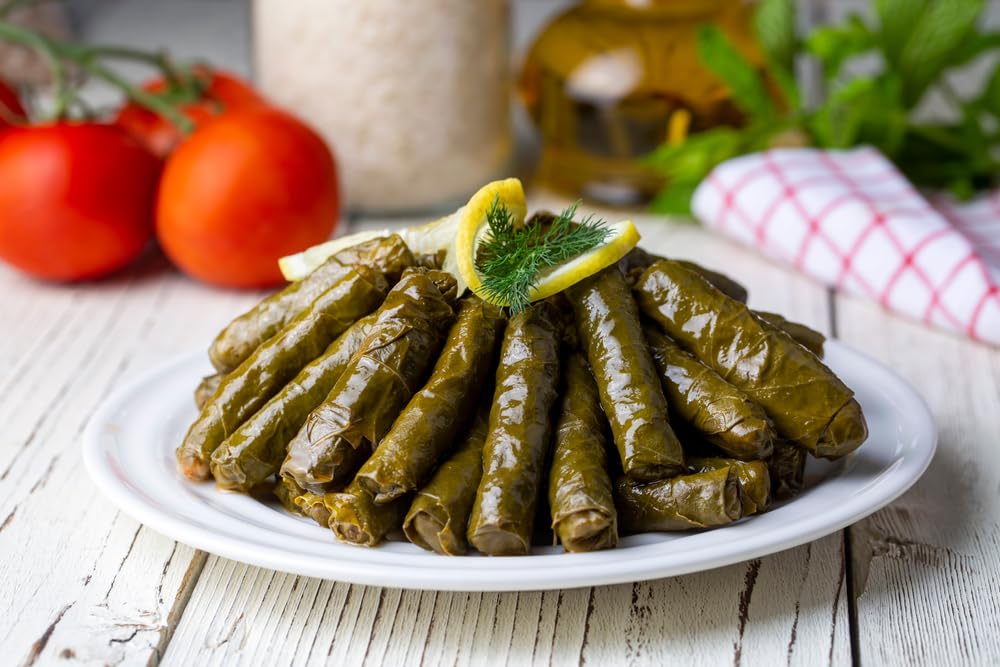 Sanniti Dolmas served with yogurt or hummus