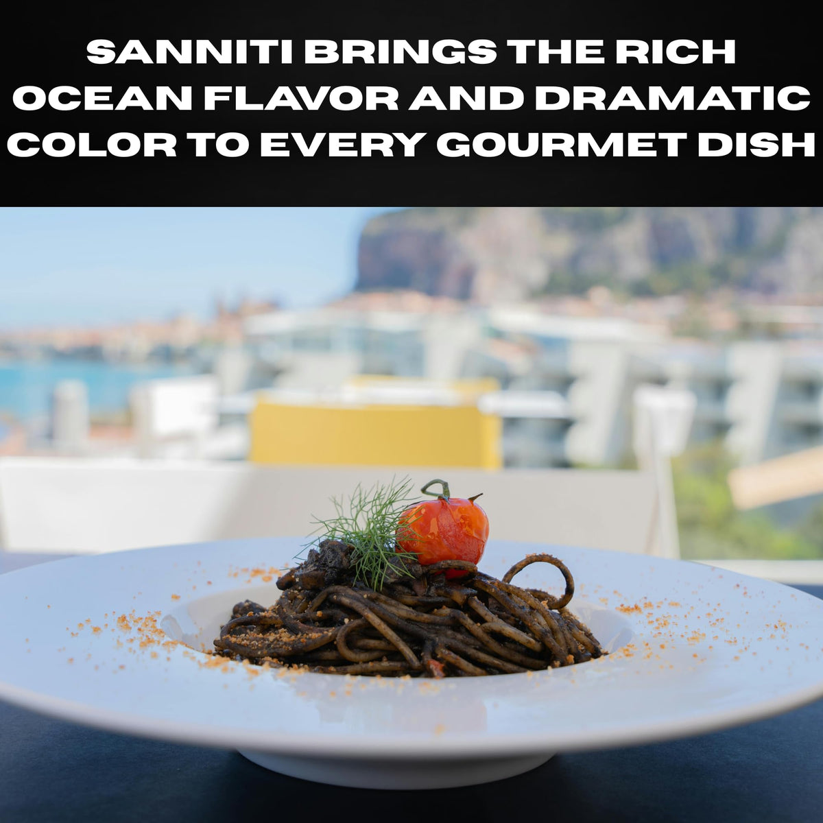 Sanniti dry spaghetti being cooked, traditional Italian craftsmanship shines.