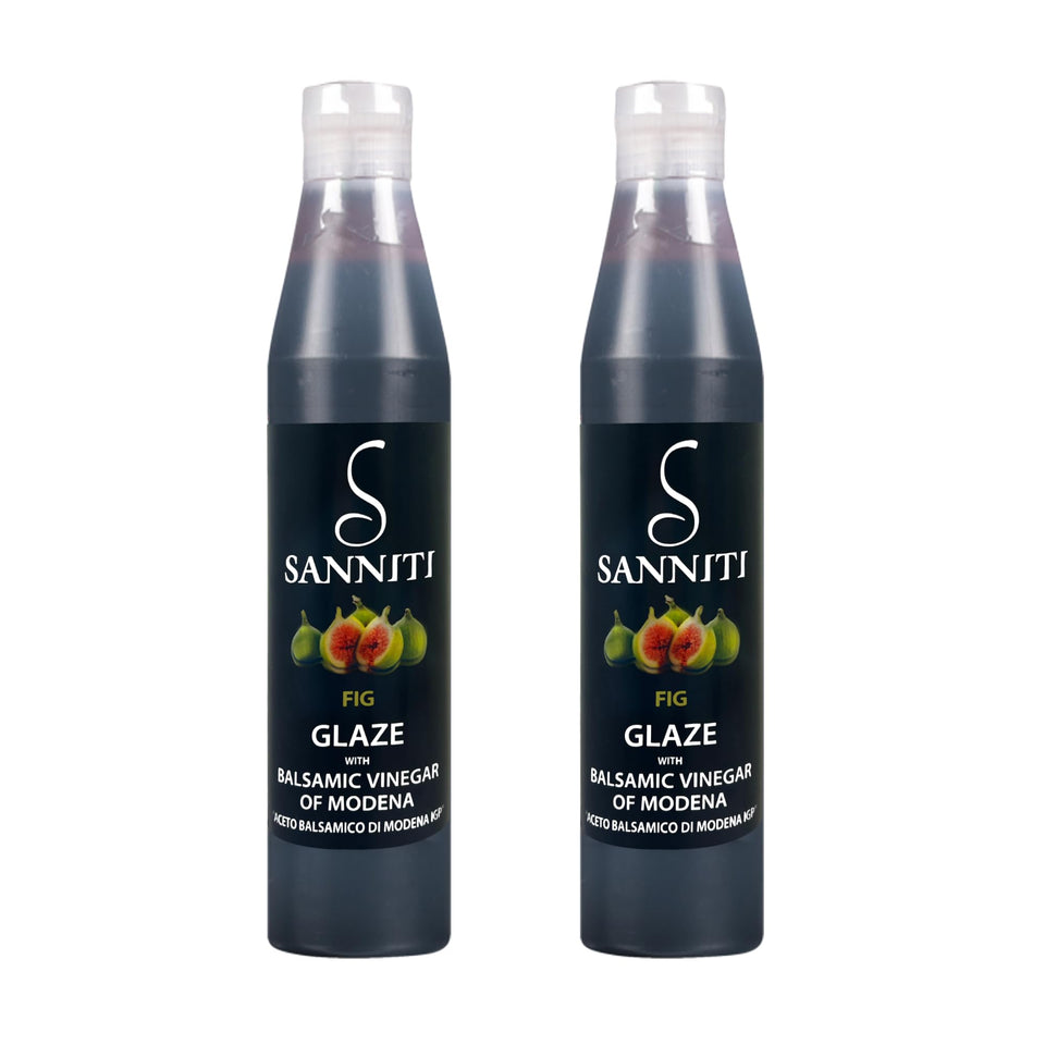Sanniti Fig Glaze bottle ready for versatile cooking.