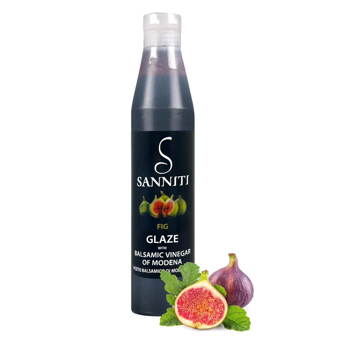 Sanniti Fig Glaze salad drizzle enhances greens with sweet balsamic nuance.