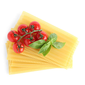 Sanniti gluten-free corn and rice blend ingredients, white corn flour prominent.
