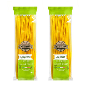 Sanniti gluten-free spaghetti ready-to-cook, imported from Italy.