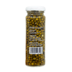 Sanniti gourmet green peppercorns in brine in jars for culinary use