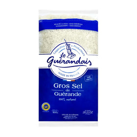 Sanniti Guerande coarse grey salt bottle for gourmet cooking.