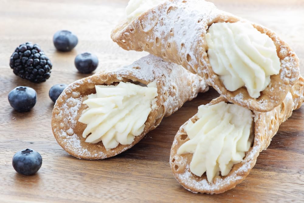 Sanniti cannoli shells provide a traditional base for sweet fillings.