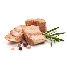 Sanniti Mackerel Fillets nutrition label focus, omega-3 source.