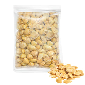 Sanniti Marcona almonds close-up showing crispy texture for a crunchy treat.