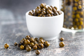 Sanniti peppercorns in brine enhancing sauces and soups