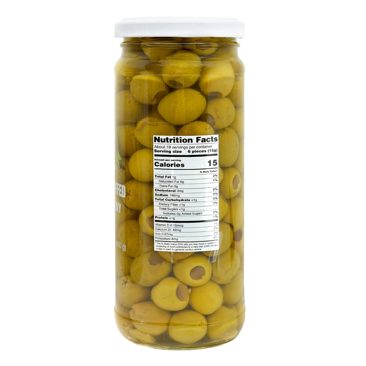 Sanniti olives stuffed with anchovies close-up highlights olive and anchovy filling.