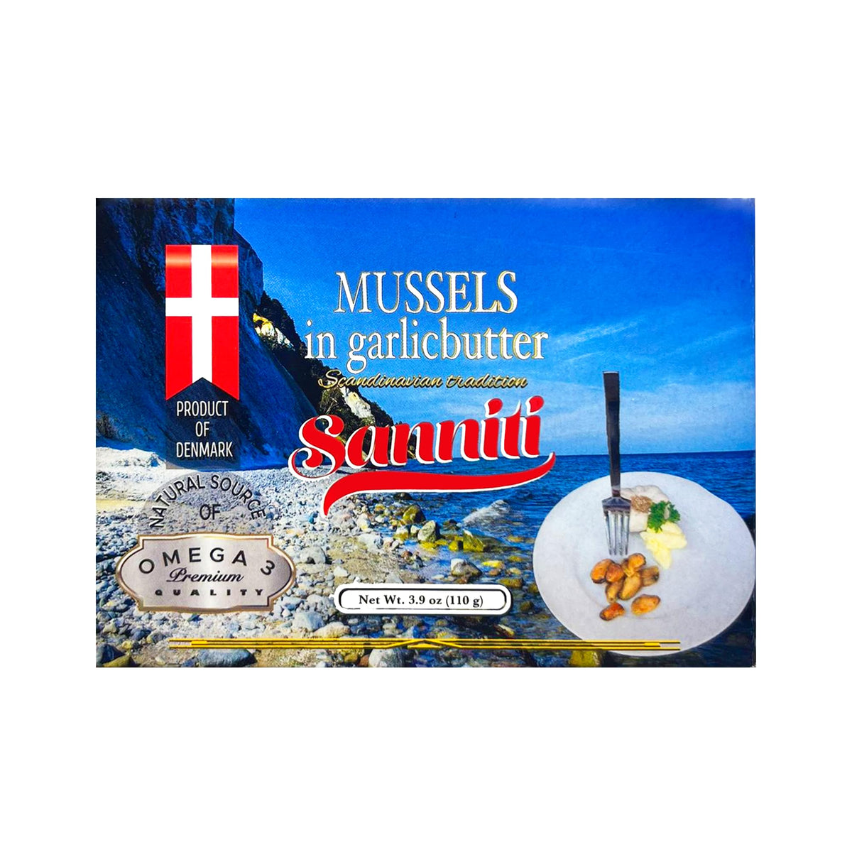 Sanniti pack of two offers convenient ready-to-eat seafood portions.