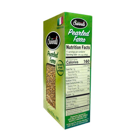 Sanniti pearled farro Perlato in a fresh salad with greens