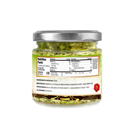 Sanniti Pistachio Crumble vibrant green particles add gourmet color.