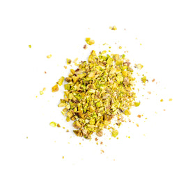 Sanniti Pistachio Crumble finely crushed texture for easy topping.
